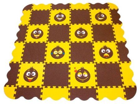 Коврик-пазл детский "Смайлики" 33МП2,7/С