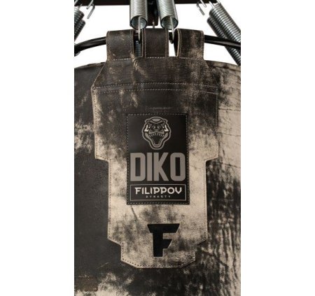 Боксерский мешок «DIKO FILIPPOV» (Серый) -  110см/40см/43-45кг
