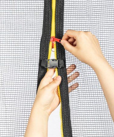 Батут Sundays Favorite 14FT (синий, с сеткой, с лестницей)