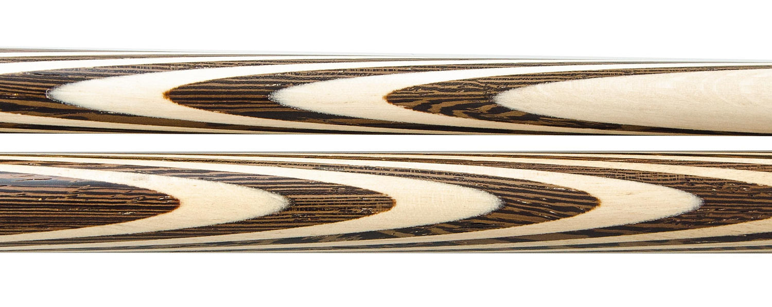 Кий / пирамида 2-pc «Классик» (венге, граб)