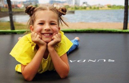 Батут Sundays Champion Premium-D374 (с ограждением)