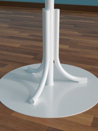 Кронштейн мобильный двухрядный на круглом основании с регулировкой высоты