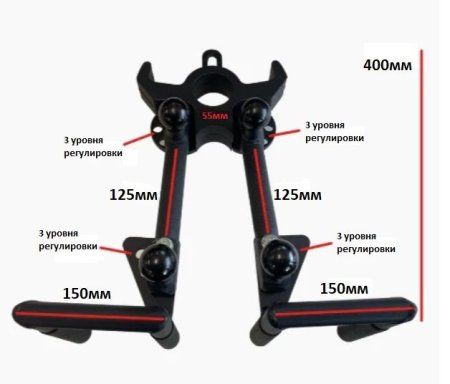 Рукоятка для блока и Т-тяги регулируемая