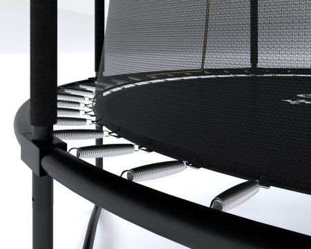 Бaтут для дачи с сеткой Триумф Норд Чемпион 427 см синий