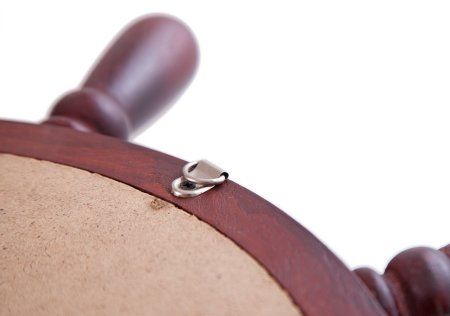 Часы настенные «Штурвал» 50 см х 50 см, деревянные