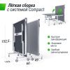 Профессиональный теннисный стол UNIX Line 25 mm MDF (Grey)