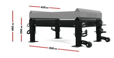 Тяжелоатлетические плинты для штанги с регулировкой по высоте 30-45 см (пара)
