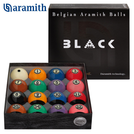 Шары Aramith Tournament Pool Black TV ø57,2мм