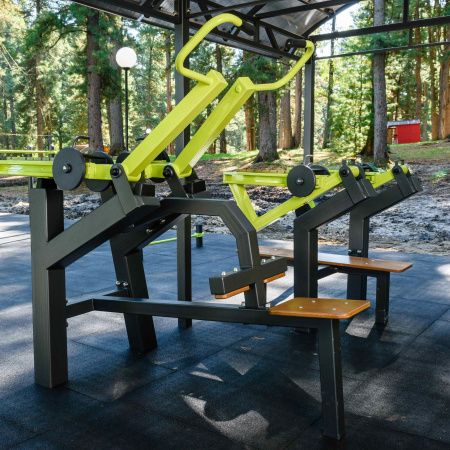 P-1807 Уличный тренажер Вертикальная тяга с переменной нагрузкой ZAVODSPORTA