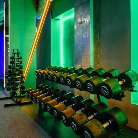 A2067 Подставка под гантельный ряд (на 10 пар, 1-10 кг) ТАНГЕН