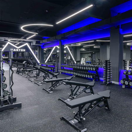 Плитка резиновая Премиум 1000x1000x40 мм PROFI-FIT