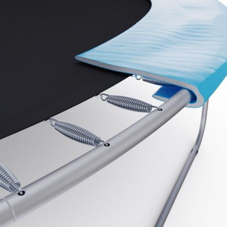 Батут каркасный с сеткой DFC Kondition 14 ft с лестницей