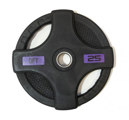 Диск олимпийский обрезиненный Original FitTools 25 кг.