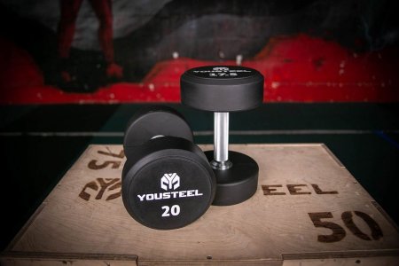 Гантели YOUSTEEL круглые полиуретановые 