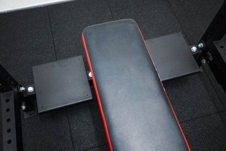 Стойки с горизонтальной скамьей для жима лежа STECTER и страховочная система "Стропа" L600 (к-кт)