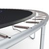 Батут с сеткой DFC PELPO 12ft с лестницей, BLUE