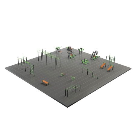 S-1017 Спортивная площадка 400 кв.м ZAVODSPORTA