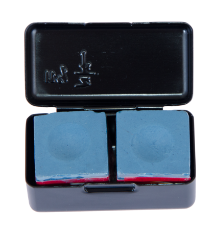 Мел «Ball teck PRO II» (2 шт, в черной металлической коробке) синий