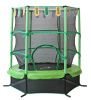 Батут SportElite с защитной сеткой внутрь салатовый 4,5FT