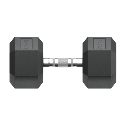 Гантель гексагональная UNIX Fit обрезиненная 30 кг / шт.