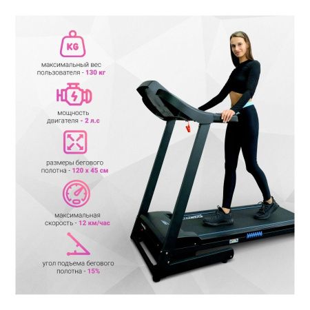Электрическая беговая дорожка Everyfit 74501B