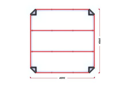 Рама для боксерских мешков "Квадрат"