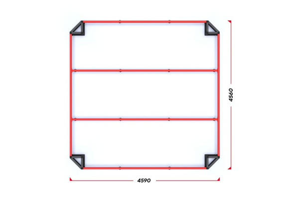 Рама для боксерских мешков "Квадрат"