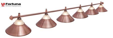 Светильник Fortuna Alison Red Bronze 6 плафонов