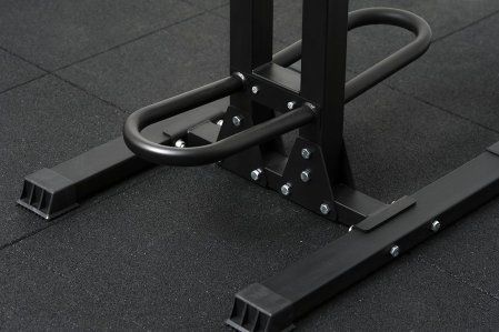 Напольная двухсторонняя стойка для медболов на 10 шт