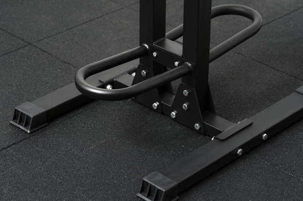 Напольная двухсторонняя стойка для медболов на 10 шт