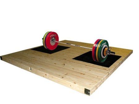 Помост тяжелоатлетический 4х4х0,12м соревновательный 