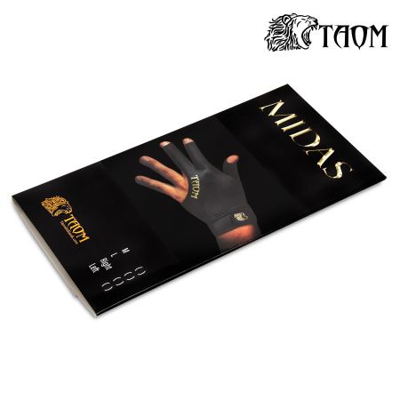 Перчатка Taom Midas Billiard Glove черная левая L