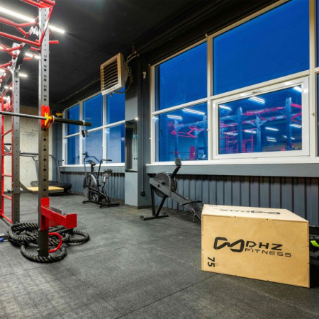 Универсальный PLYO BOX DHZ разборный с разметкой шкалы наклона