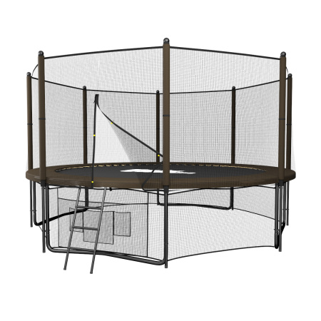 Батут UNIX Line Black&Brown 12 ft (outside)