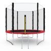 Батут с сеткой DFC PELPO 8ft с лестницей, RED