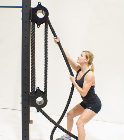 Канатный тренажер "Двойная бочка" с канатом (20м)