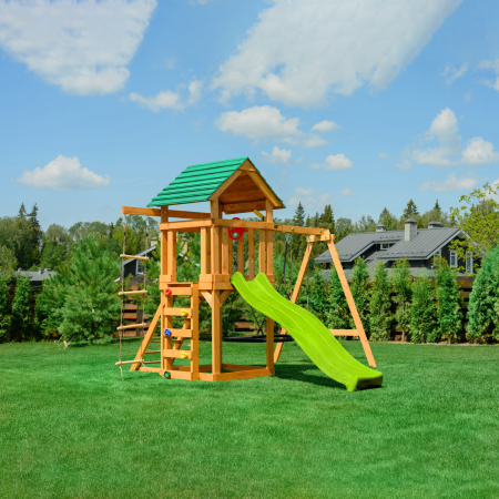 Детский игровой комплекс UNIX Line (6 in 1) Light Green