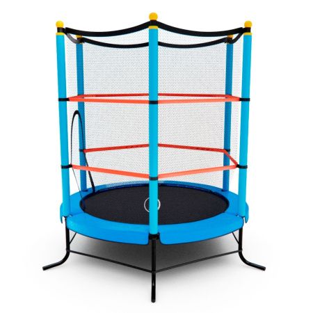 Батут детский DFC SMRKIDS 55" с сеткой, BLUE