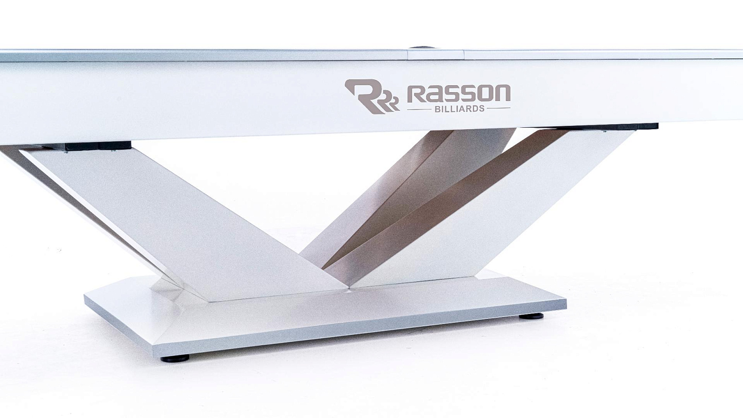 Бильярдный стол для пула RASSON "Victory 2 Plus" 8 футов (белый, сланец 30 мм)