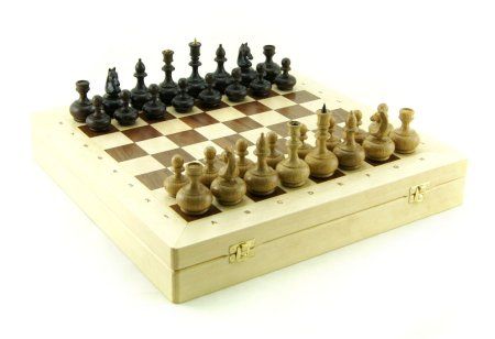 Шахматы "Woodgame", береза