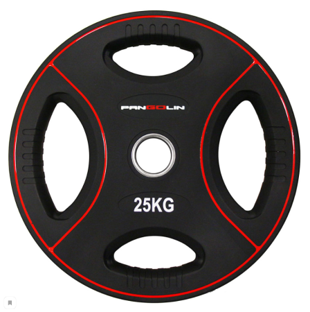 Полиуретановый олимпийский диск Pangolin Fitness WP012PU X-line 25 кг.