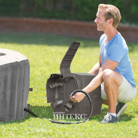 Бассейн-джакузи Intex Greywood Deluxe / 28440