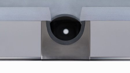 Бильярдный стол для пула "Rasson Wolf" 9 футов (серый, сланец 25 мм) в комплекте с плитой, аксессуары и сукно