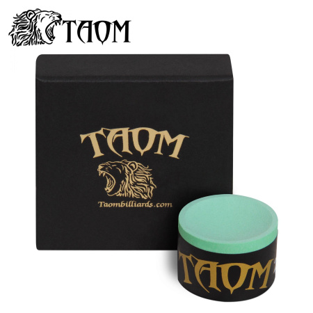 Мел Taom Chalk Snooker 2.0 Green в индивидуальной упаковке 1шт.