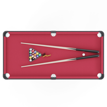 Игровой стол - бильярд DFC 54" 135 x 65 см, красный