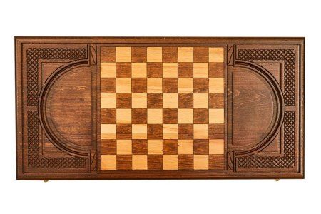 Нарды резные "Армянский фрактал 2" 60, Ustyan