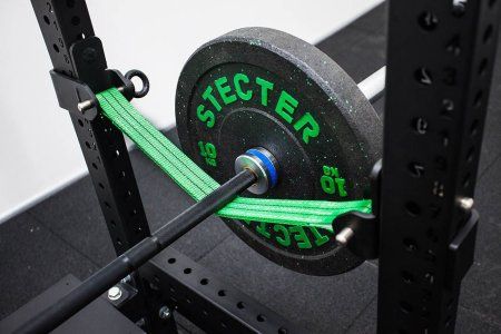 Стойки с горизонтальной скамьей для жима лежа STECTER и страховочная система "Стропа" L600 (к-кт)