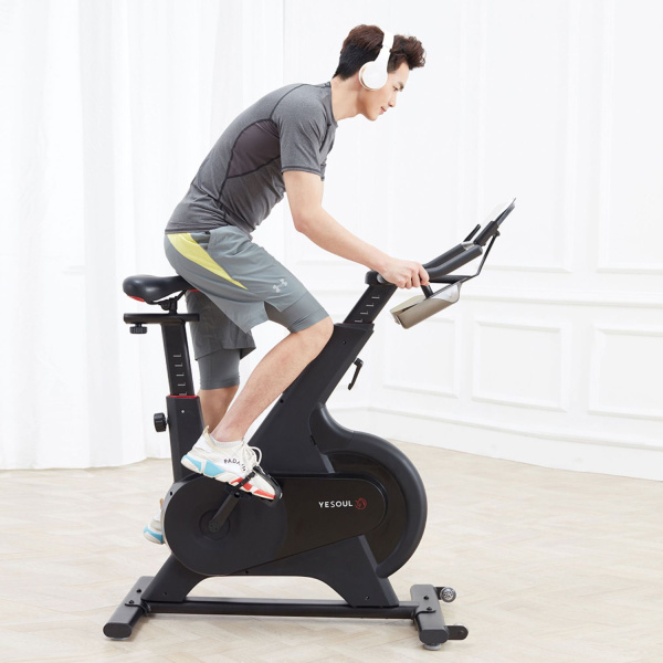Велотренажер DFC Yesoul Smart M1 BLACK с пульсометром
