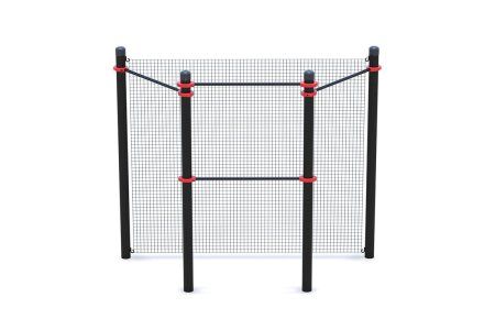 Мишень на стойках квадратная для тестирования инвалидов и лиц с ограниченными возможностями здоровья