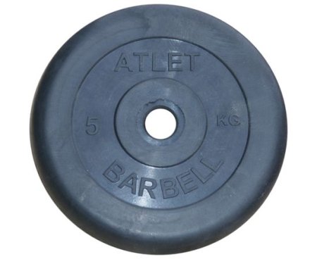 Диски обрезиненные Barbell Atlet 5 кг. 31 мм.